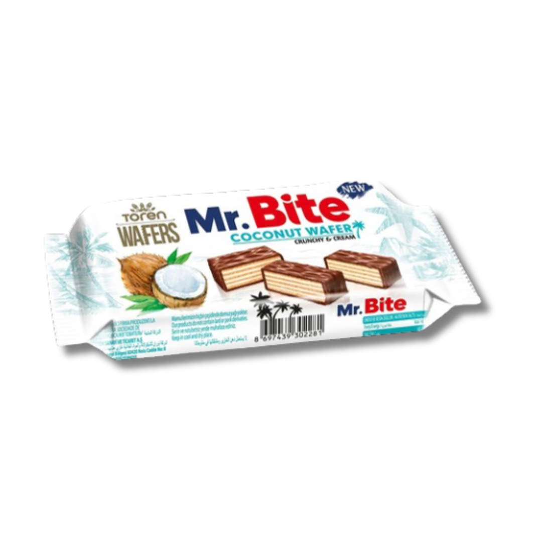 Toren Mr. Bite Coconut Wafer Choco 38g