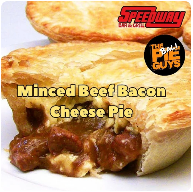 Minced Beef Bacon Cheese Pie