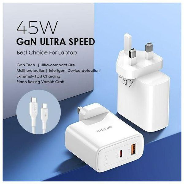 Oraimo PowerGaN 45 45W Wall Charger Kit