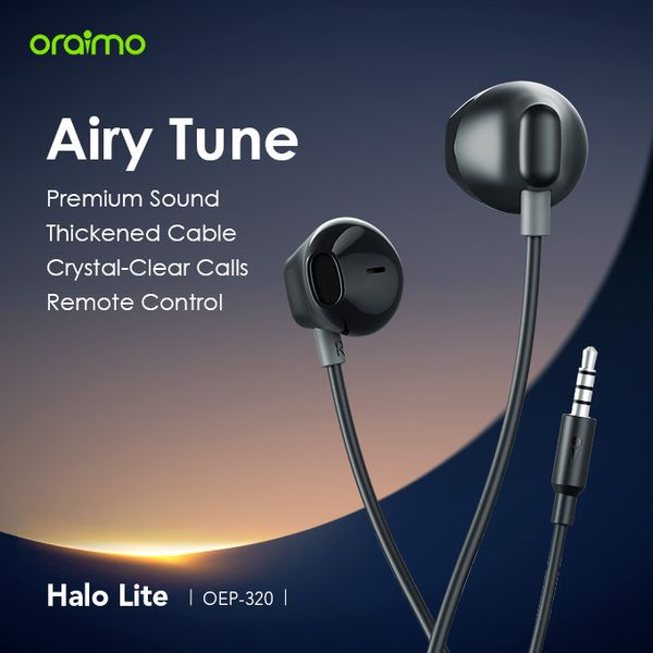 Oraimo Halo Lite 3.5MM Half In-ear Earphone