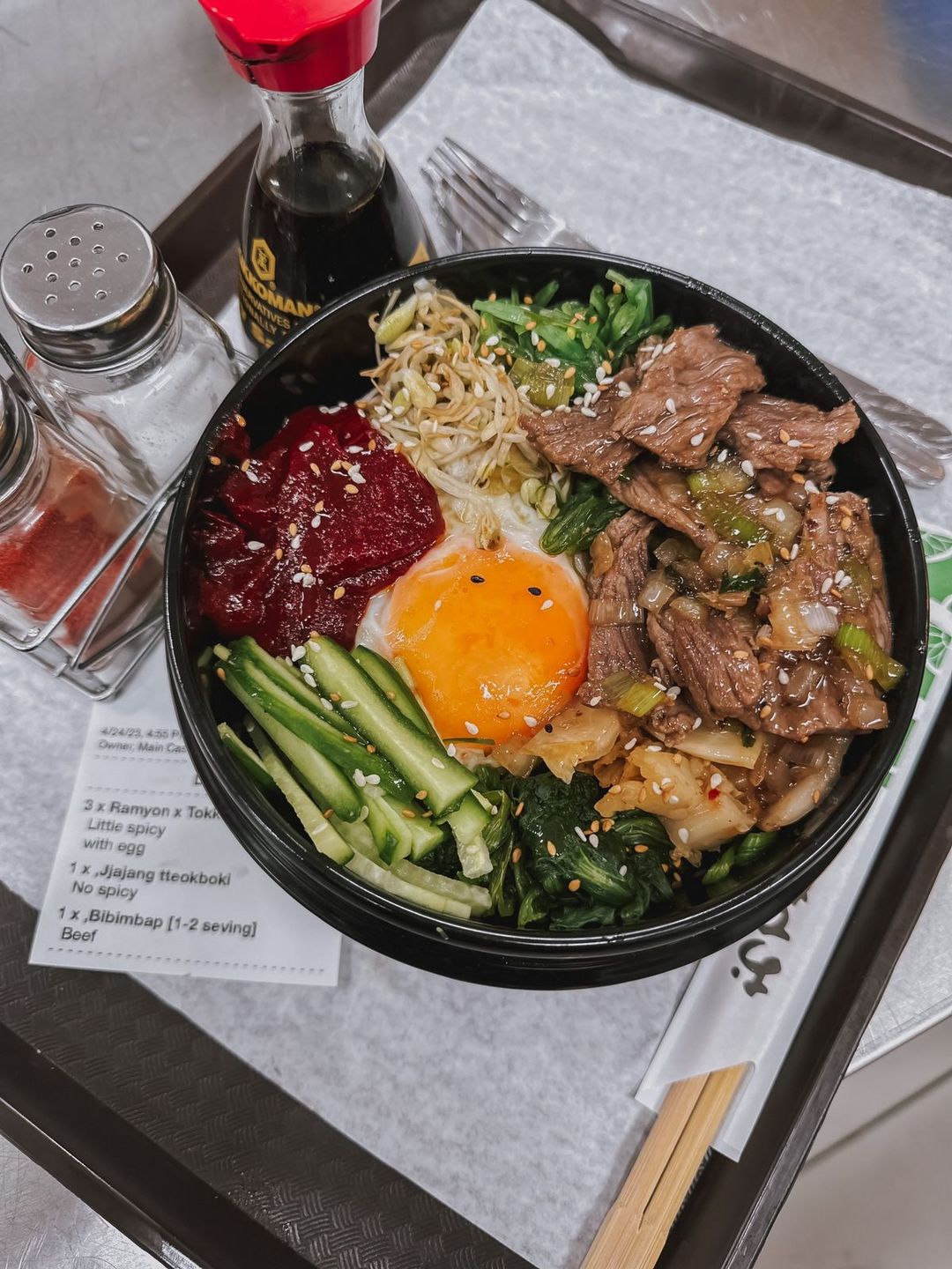 Bibimbap Rice Bowl ( บิบิมบับ )