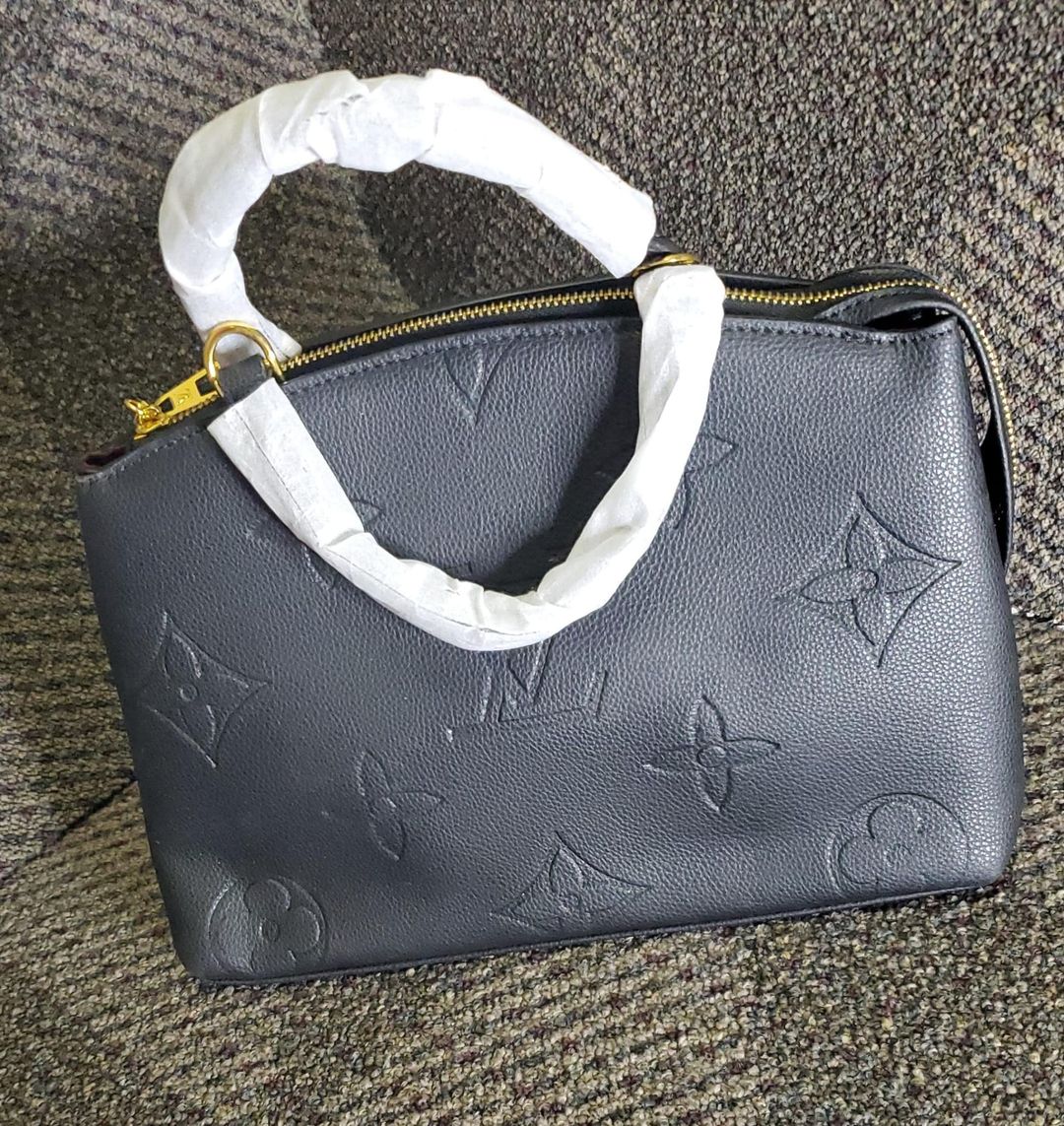 Louis Vuitton Monogram Empreinte Petit Palais Pm Black Handbag