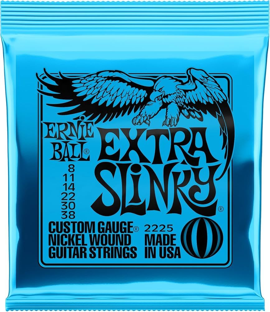 Ernie Ball POWER SLINKY COBALT ELECTRIC GUITAR STRINGS ,Nickel ,Single Pack ,11-48 GAUGE ,P02720