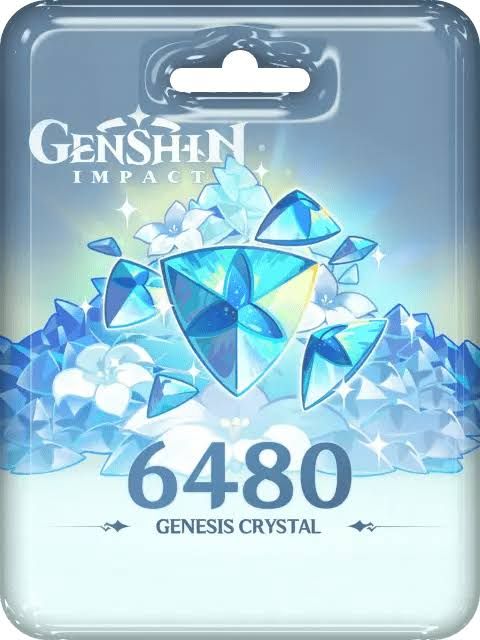 6480 Genshin Crystal 