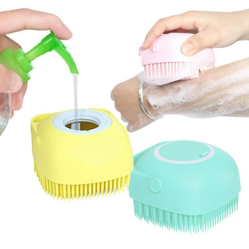 silicone massage bath brush