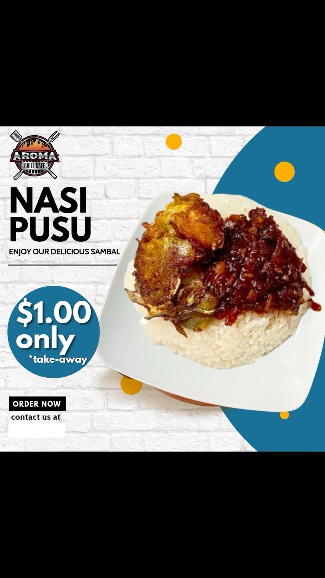 Nasi Lemak Ayam Pusu