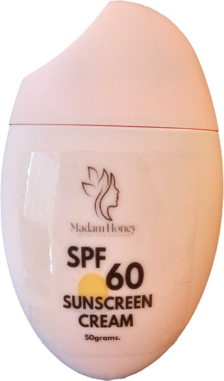 Madam Honey Instant-Glow Sunscreen Cream - SPF 60 (50grams)