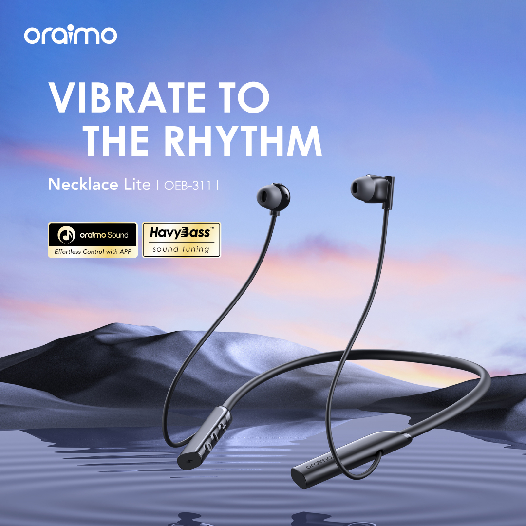 Oraimo Necklace Lite Call Vibration Wireless Headphones