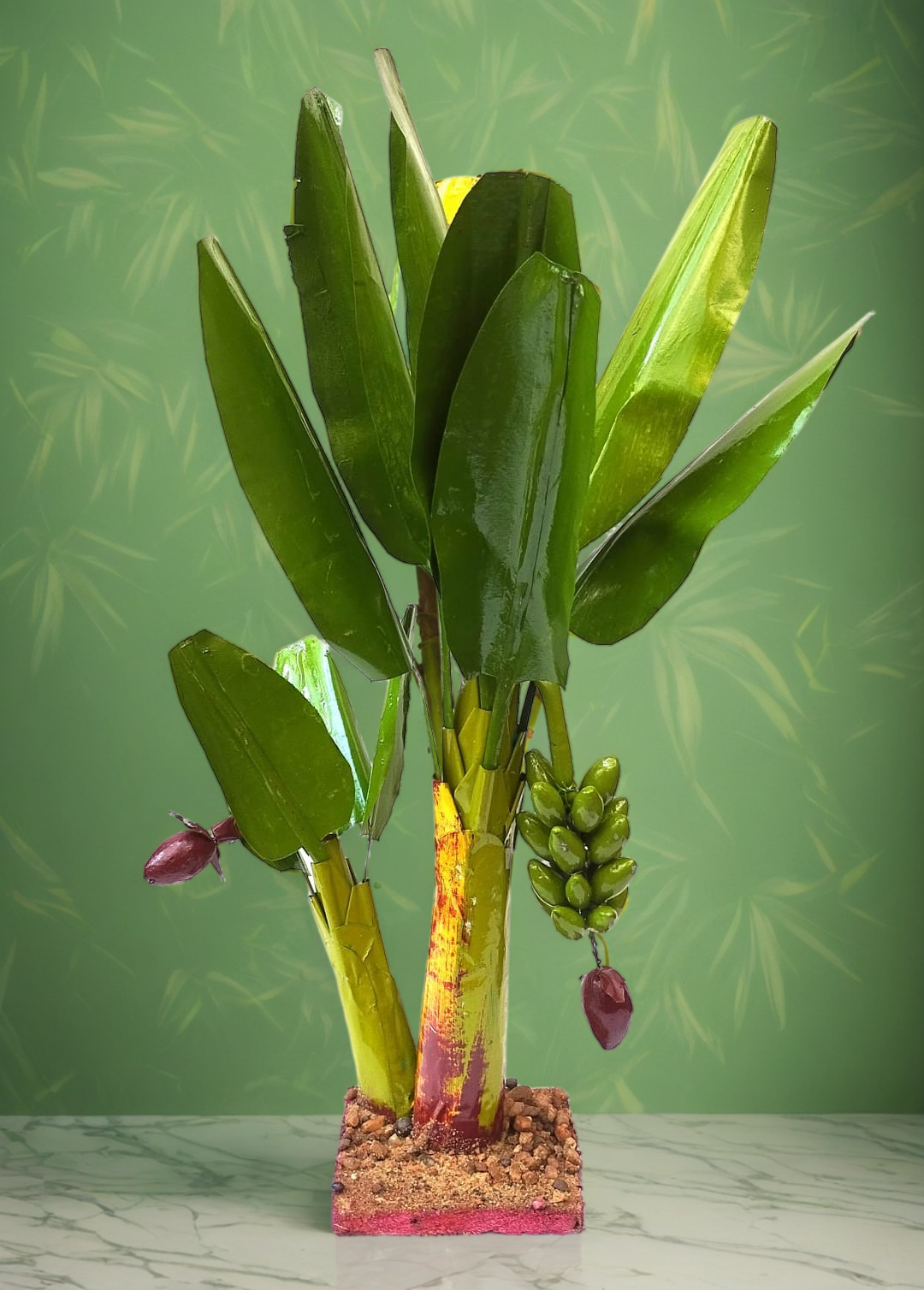 Artificial banana tree