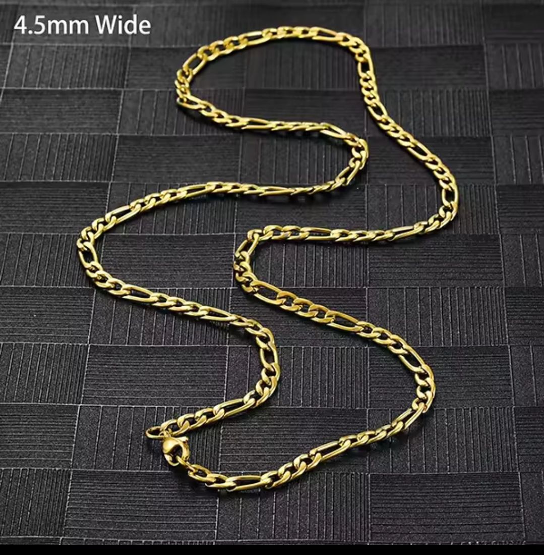 4.5mm Figaro Chain 