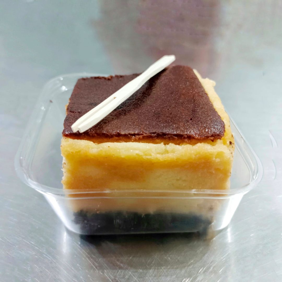 A Slice of Brownie Cheese Cake