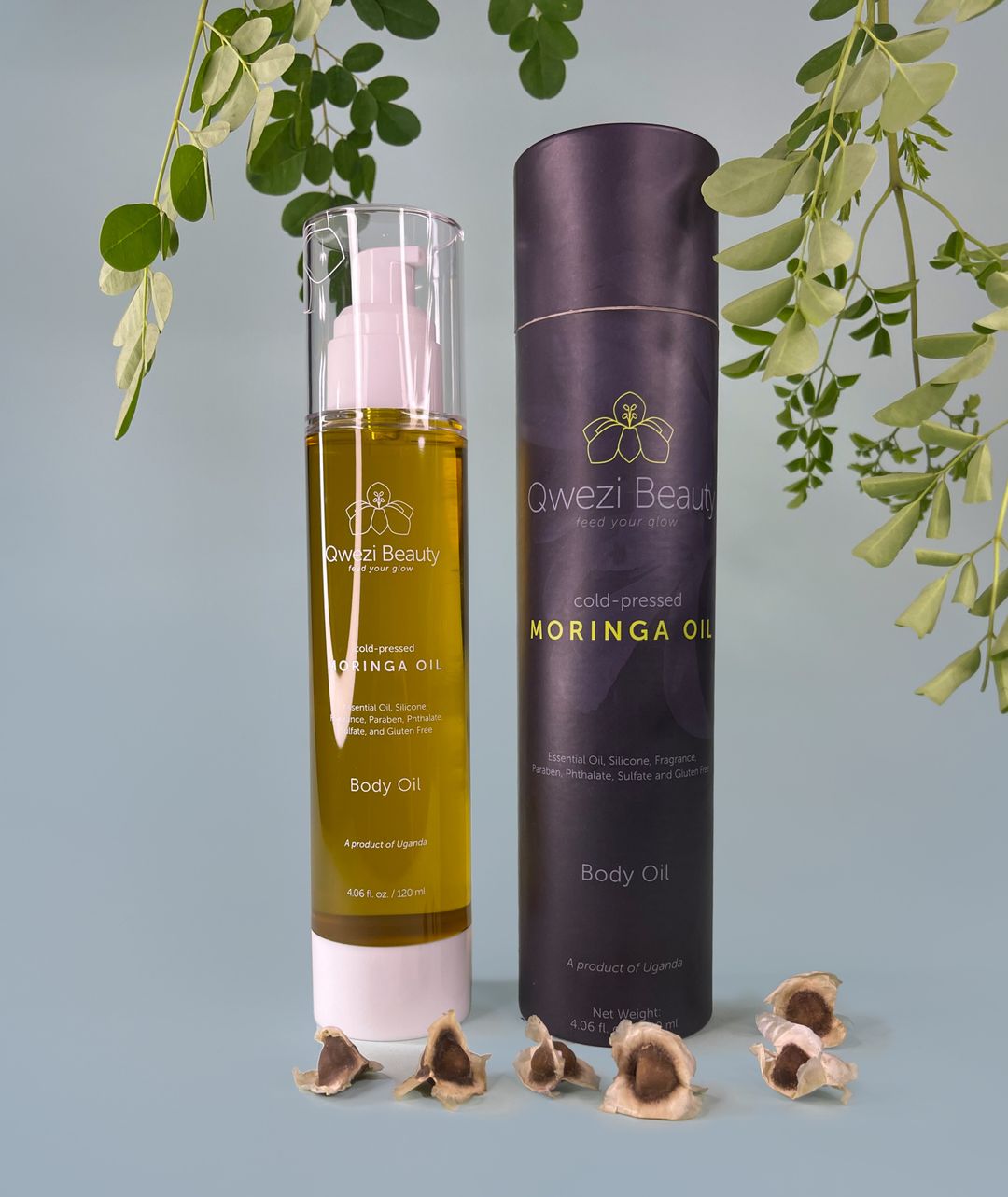 QUE-120 Cold Pressed Moringa Oil 120ml