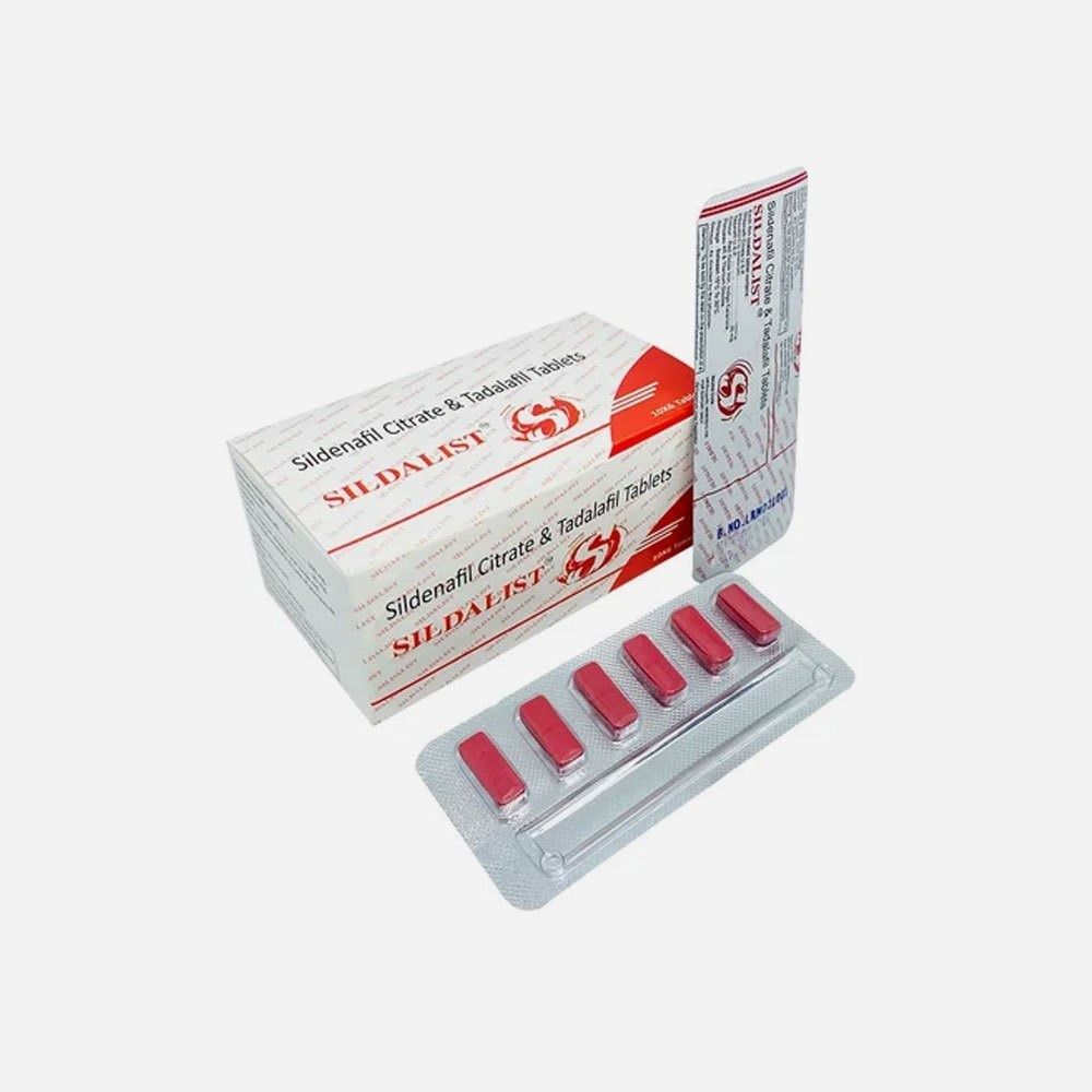 Sildalist - Sildenafil Citrate & Tadalafil Tablets