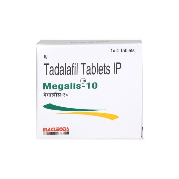 Tadalafil 10mg Tablets IP