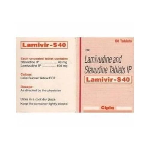 Lamivudine Stavudine 40mg Tablets