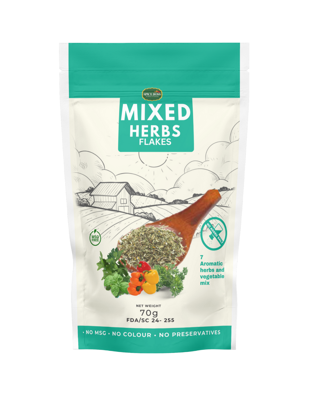 MIXED HERBS FLAKES (70g)