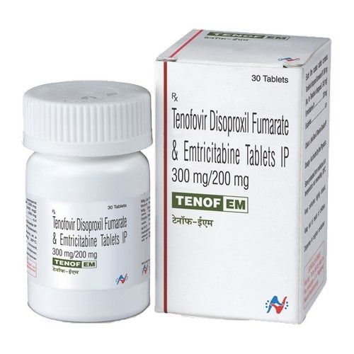 Tenofovir Disoproxil Fumarate And Emtricitabine 300mg/200mg Tablets