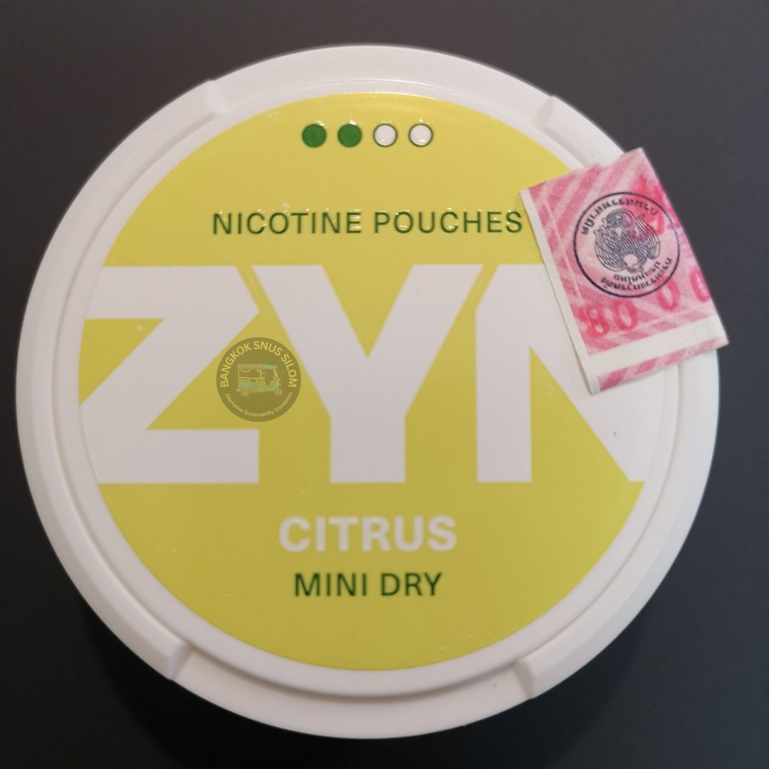 ZYN CITRUS MINI Nicotine 3mg/Pouch  20 Pouches/Box