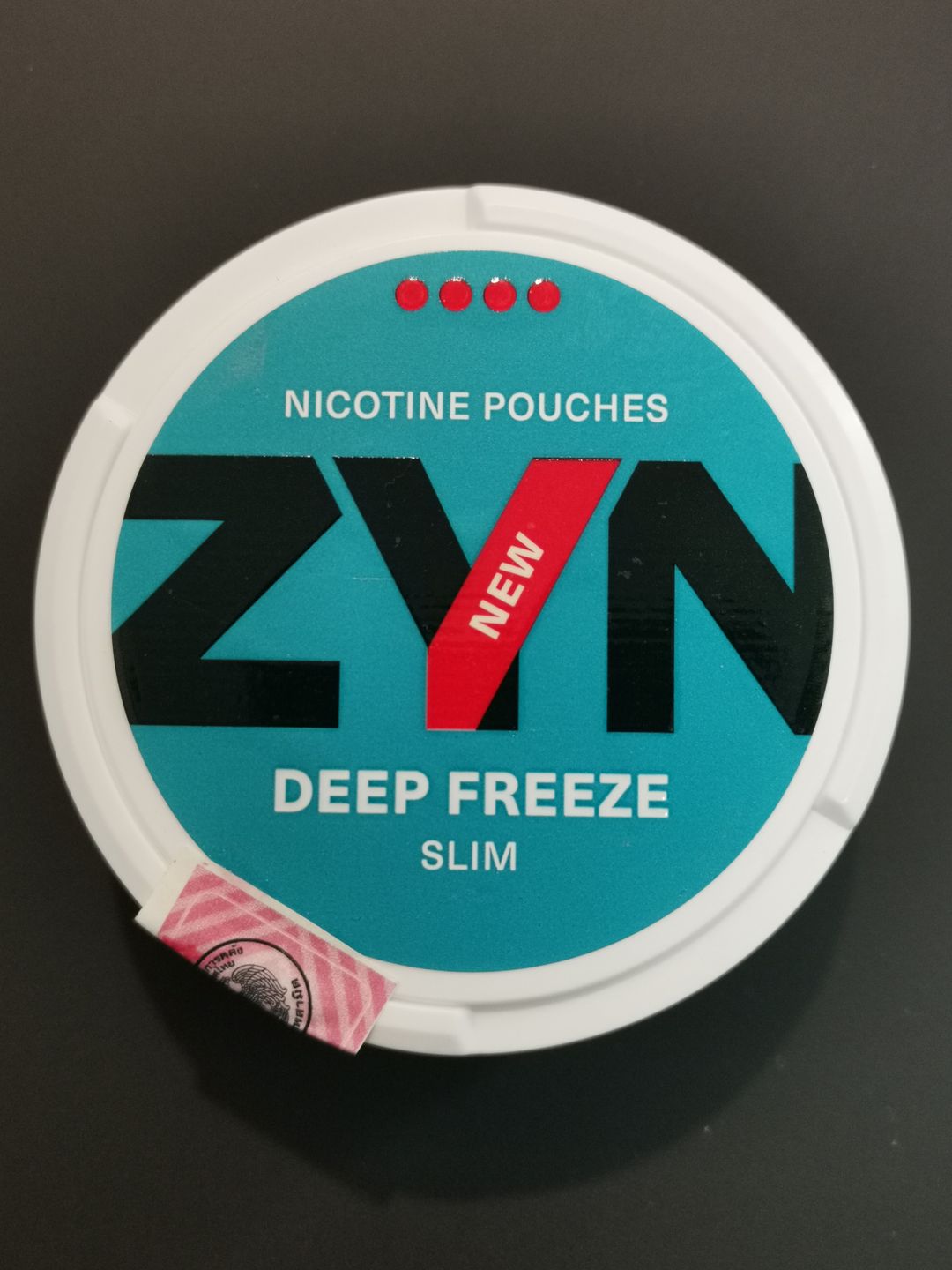 ZYN DEEP FREEZE Slim  Nicotine 11mg/Pouch  21 Pouches/Box