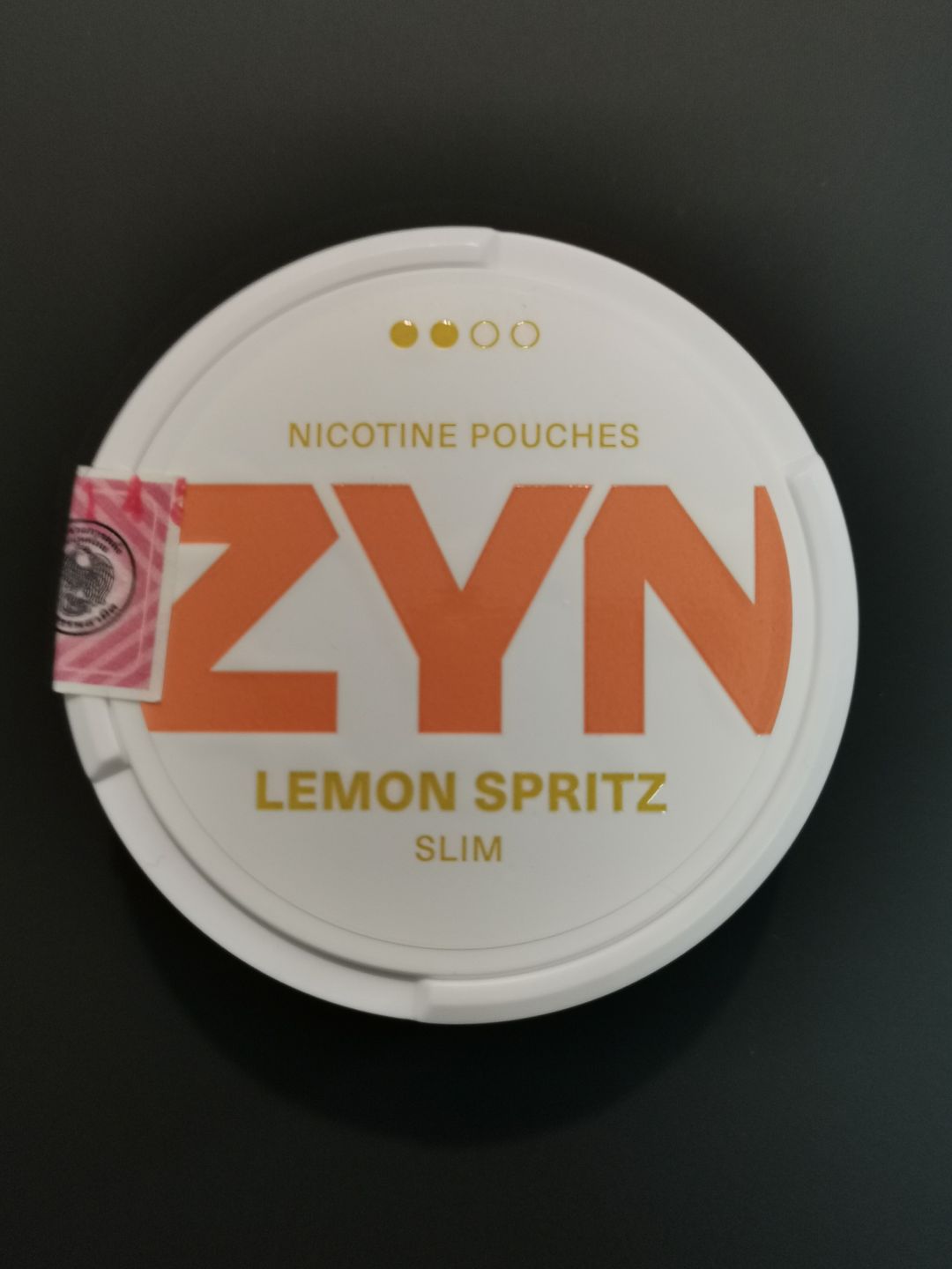 ZYN LEMON SPRITZ Slim Nocotine 6.5 mg/Pouch  21 Pouches/Box