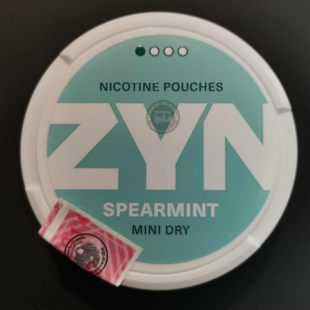 ZYN SPEARMINT Mini  Nicotine 1.5 mg/Pouch  20 Pouches/Box