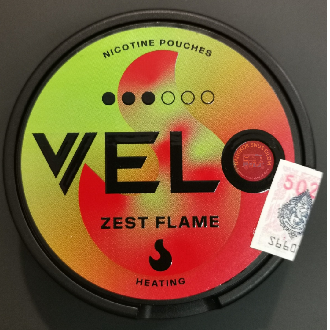 VELO ZEST FLAME Nicotine 10mg/ Pouch  20 Pouches/ Box