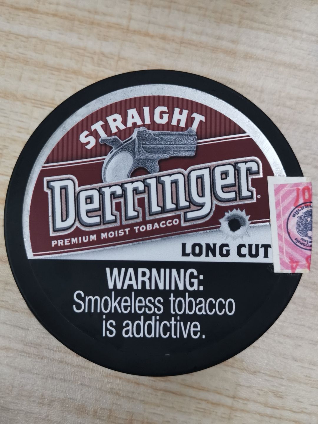 DERRINGER LONGCUT STRAIGHT ( Nicotine Strength: Regular 34 gram of Longcut )