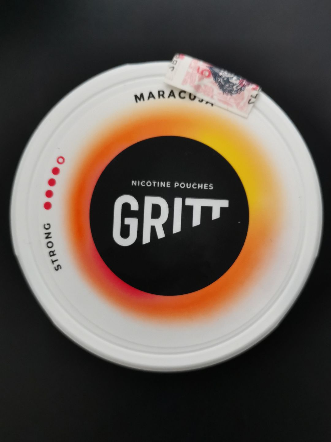 GRITT MARACUJA ( Nicotine 16mg/g. 20 Pouches.)