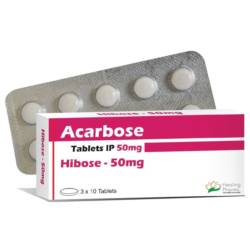 Acarbose 50 Mg Tablets