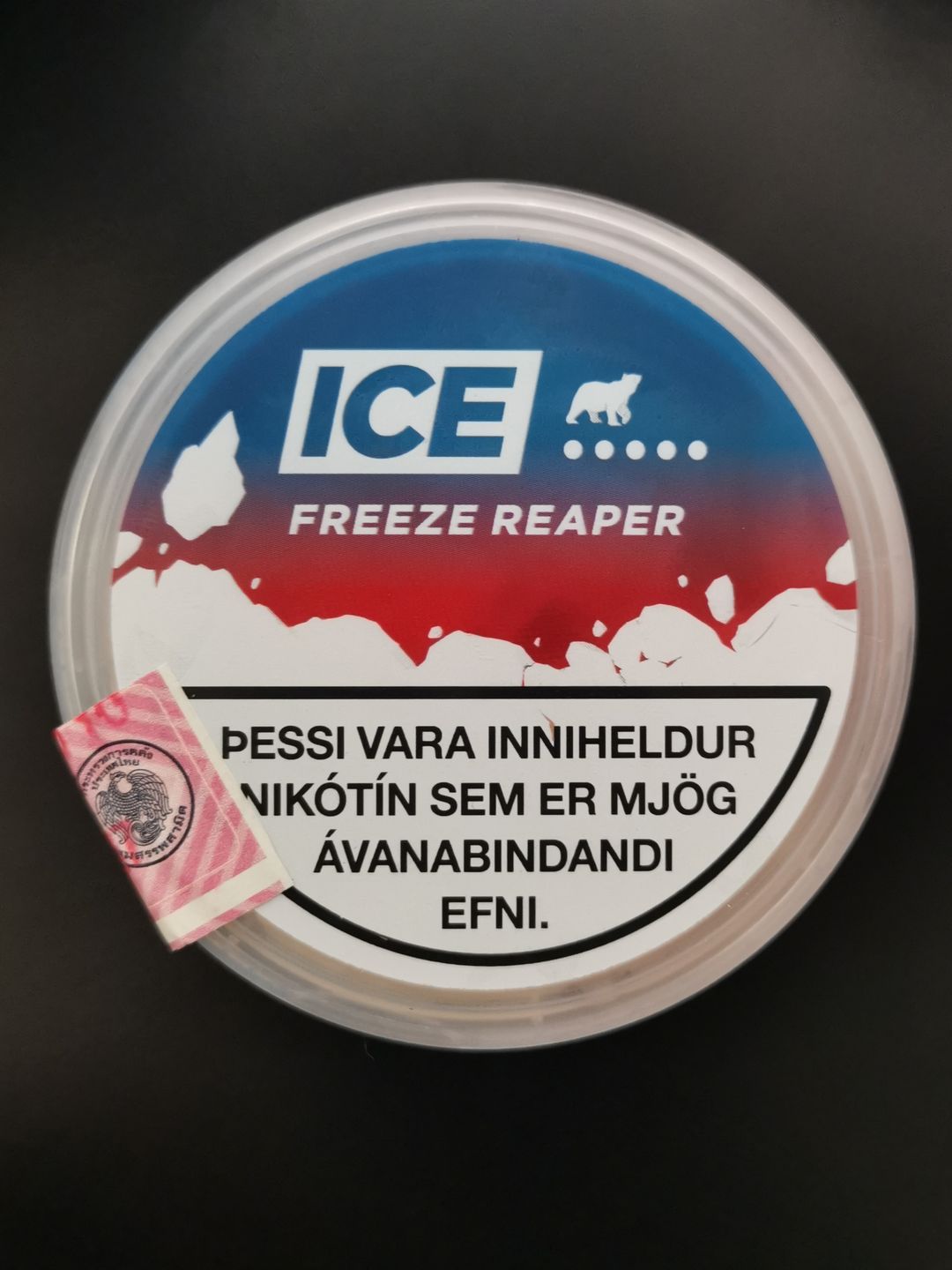 ICE FREEZE REAPER ( Nicotine 24mg/g. 20 Pouches. )