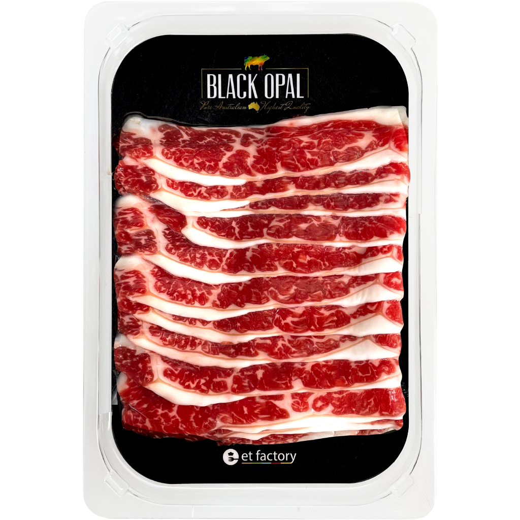 Black Opal 澳洲M9和牛卡樂B (火鍋片) Aussie Wagyu Karubi Plate Hotpot Sliced (M9) 150g