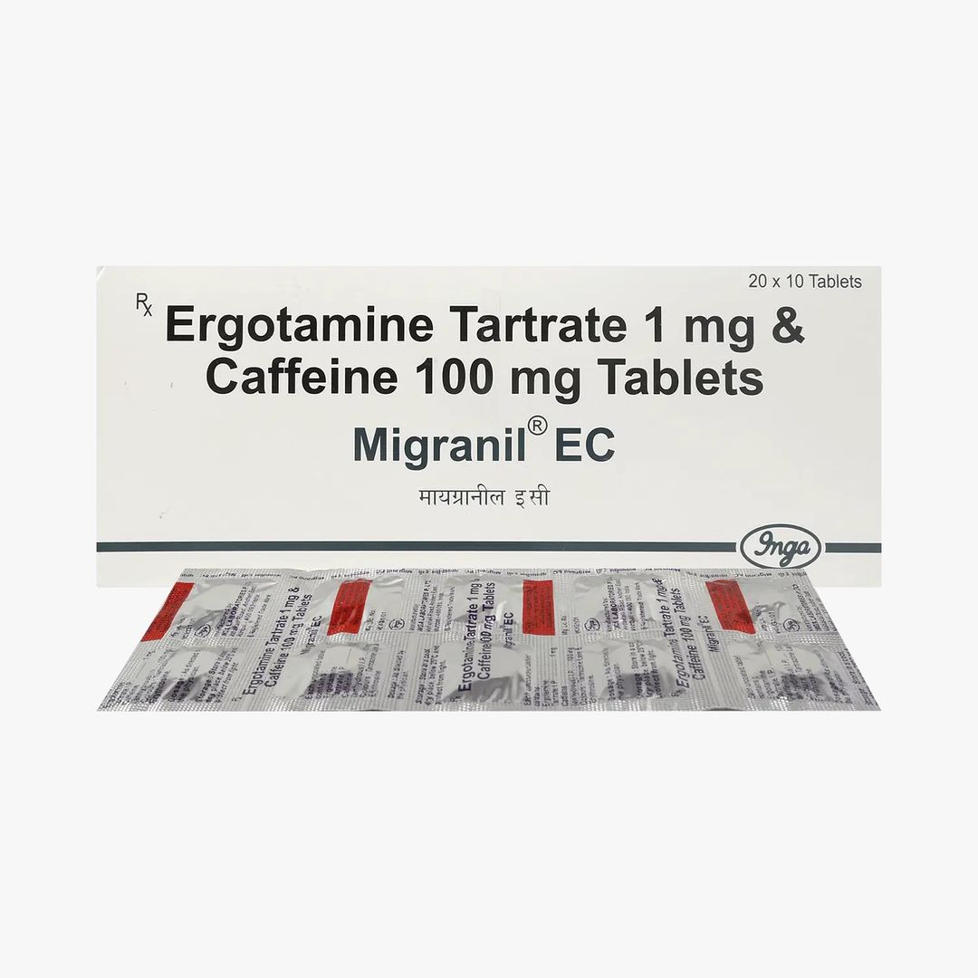 Ergotamine Tartrate1 Mg & Caffeine 100 Mg