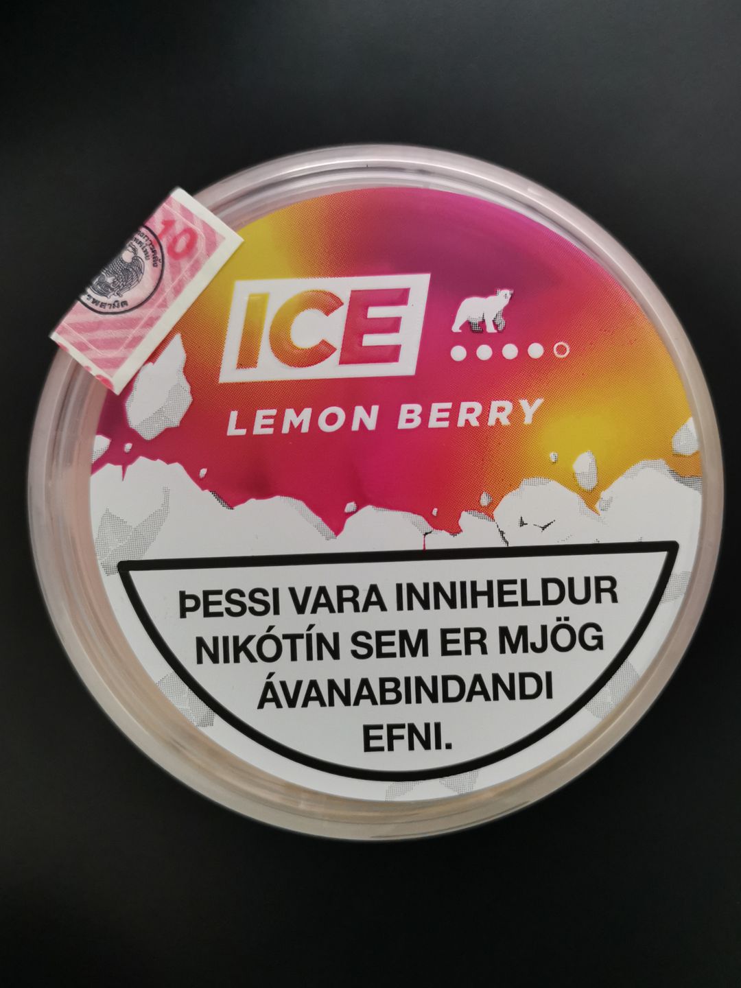 ICE LEMON BERRY ( Nicotine 18mg/g. 20 Pouches. )