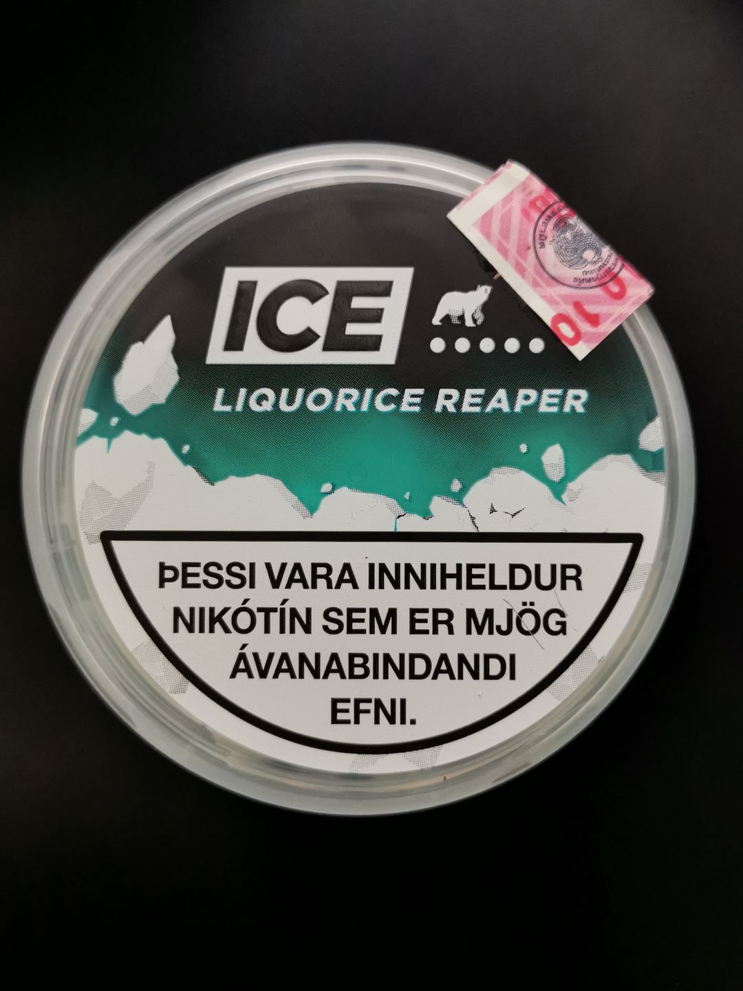  ICE LIQUORICE REAPER ( Nicotine 24mg/g. 20 Pouches. )