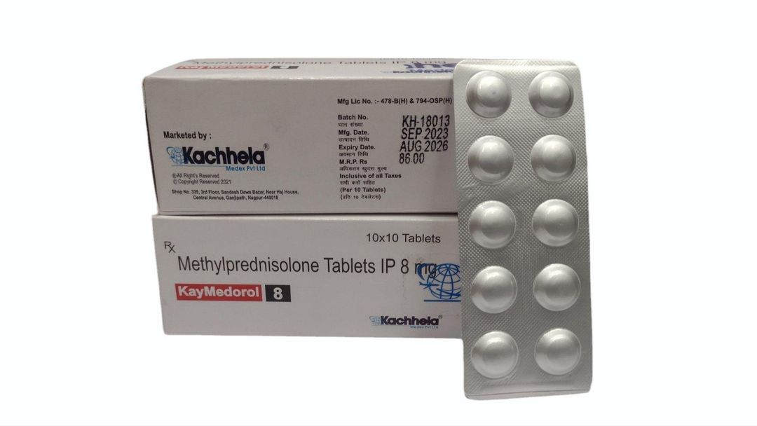 Methylprednisolone Tablets IP 8 Mg