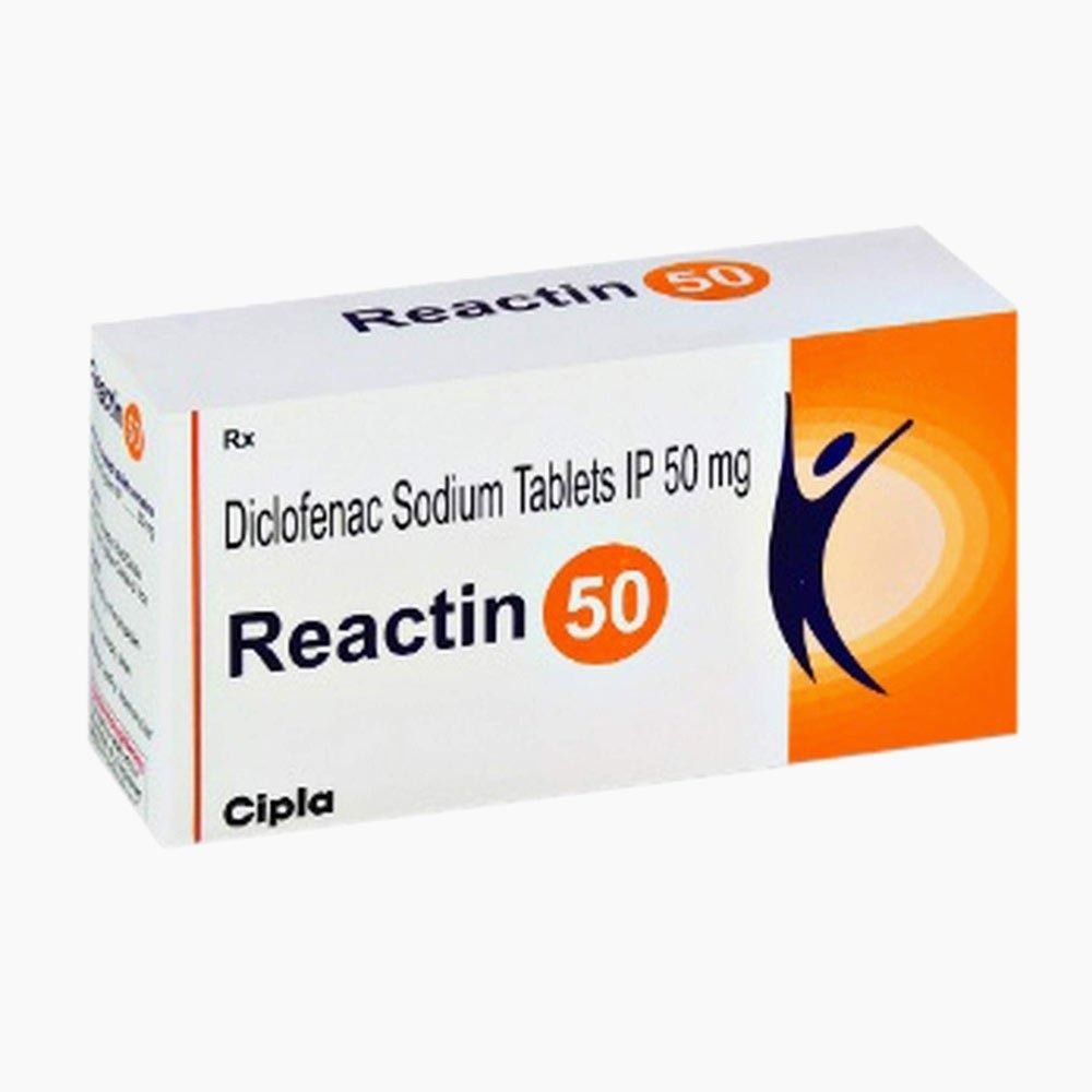 Diclofenac Sodium Reactin 50 Mg Tablet