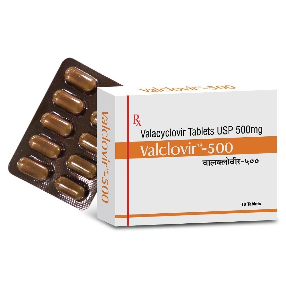 Valacyclovir USP 500 Mg Tablets