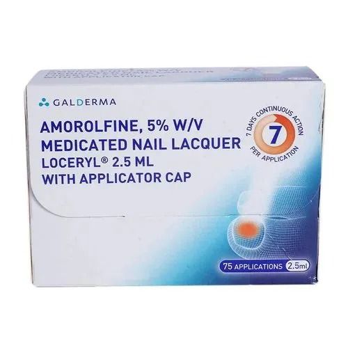 Amorolfine 5% W/V Medicated Nail Lacquer Loceyl 2.5ML