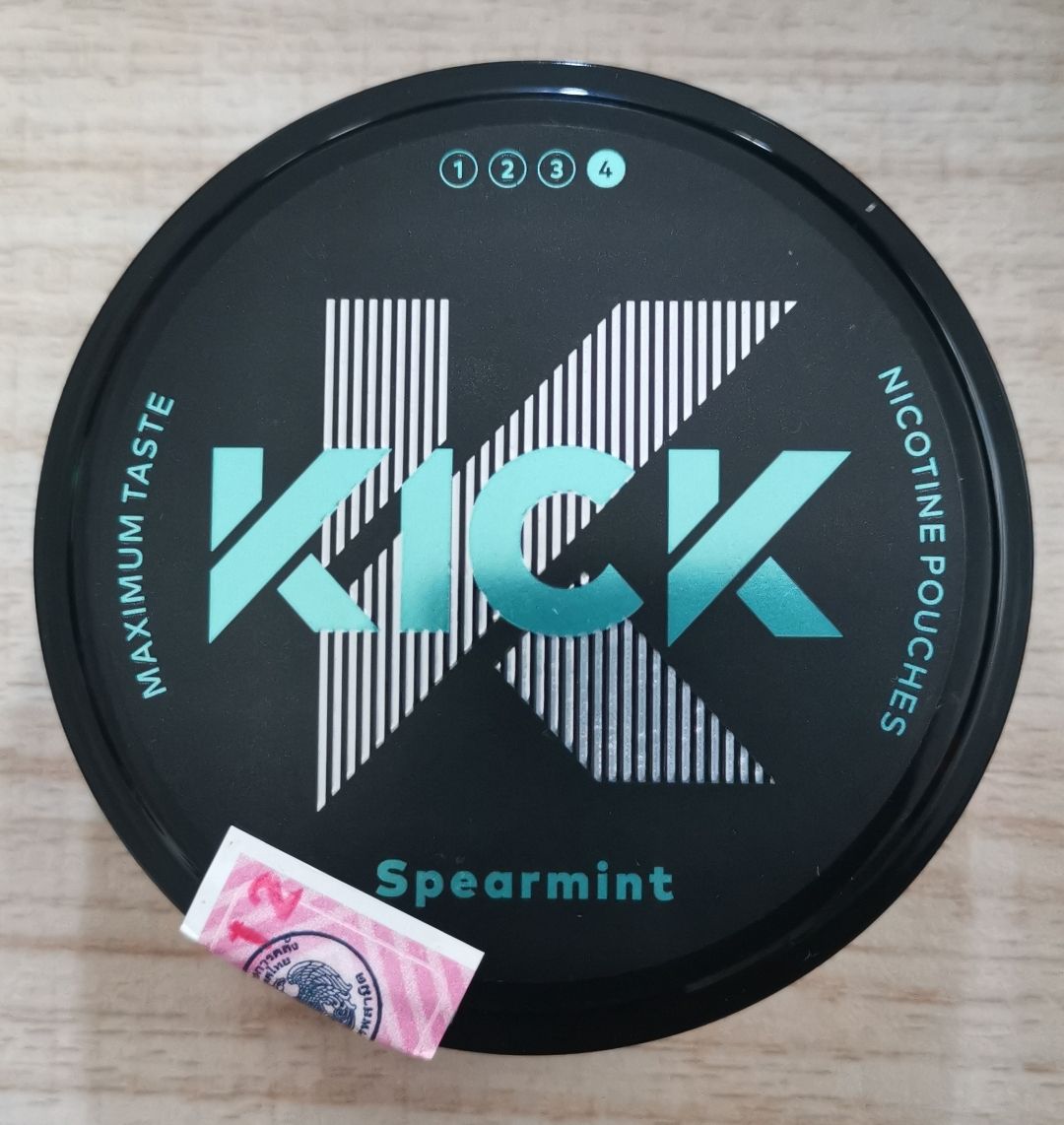 KICK SPEARMINT ( Nicotine Content: 24 mg/pouch 20 Pouches )