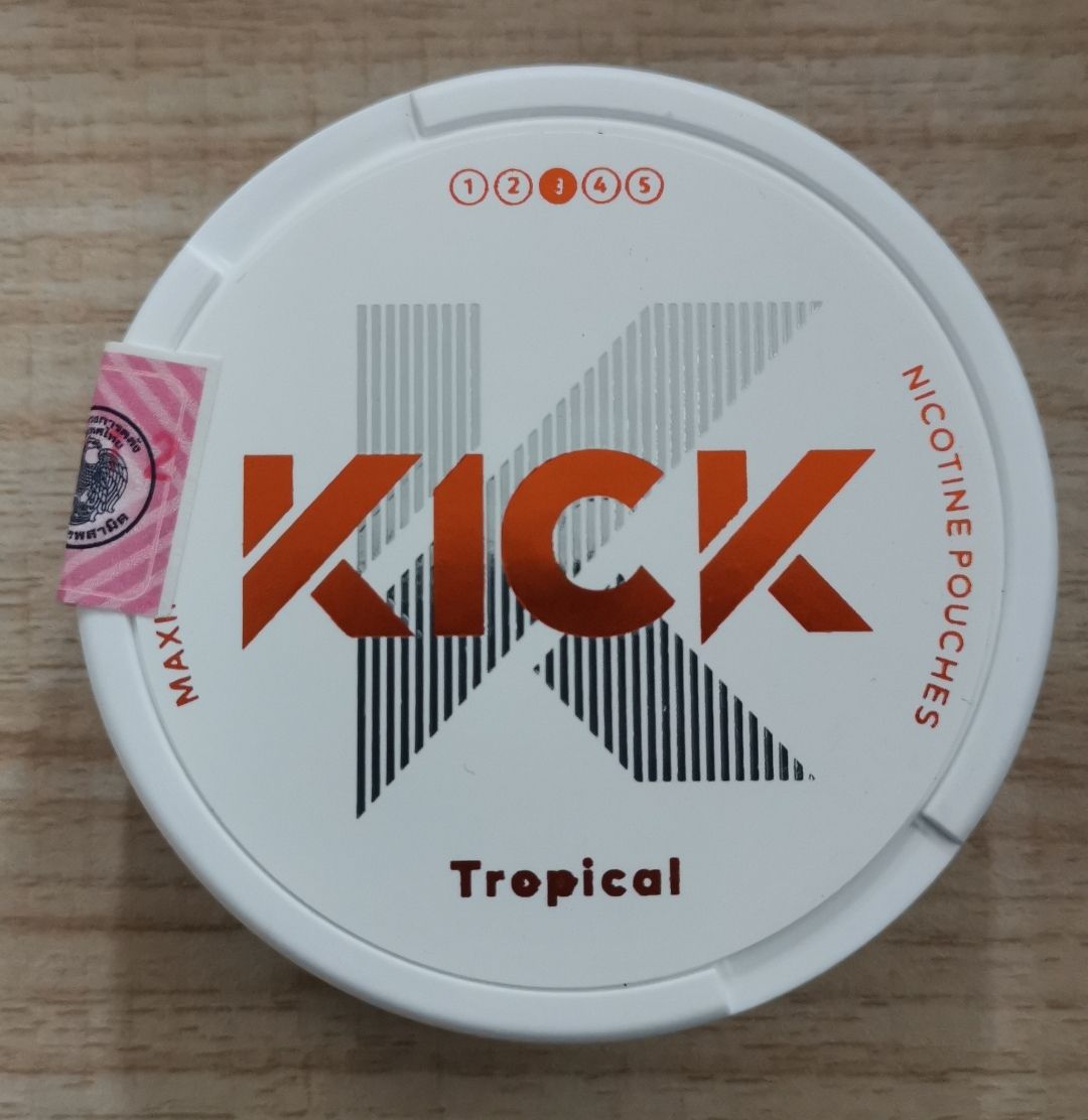 KICK TROPICAl ( Nicotine Content: 16 mg/pouch 20 Pouches )