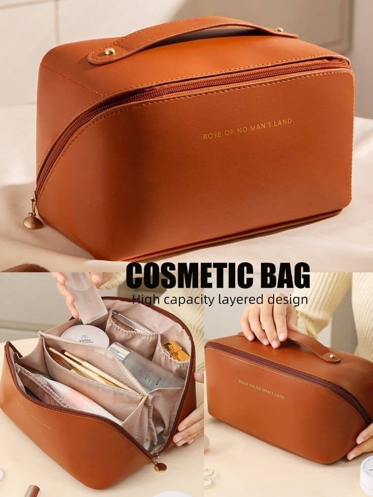 Cosmétic bag marron 