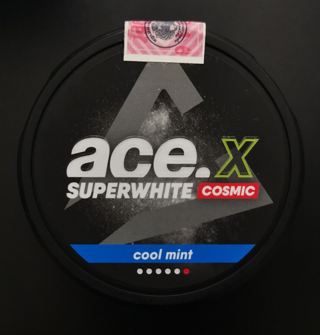 ACE X COSMIC COOL MINT ( Nicotine 20mg/g. 20 Pouches. )