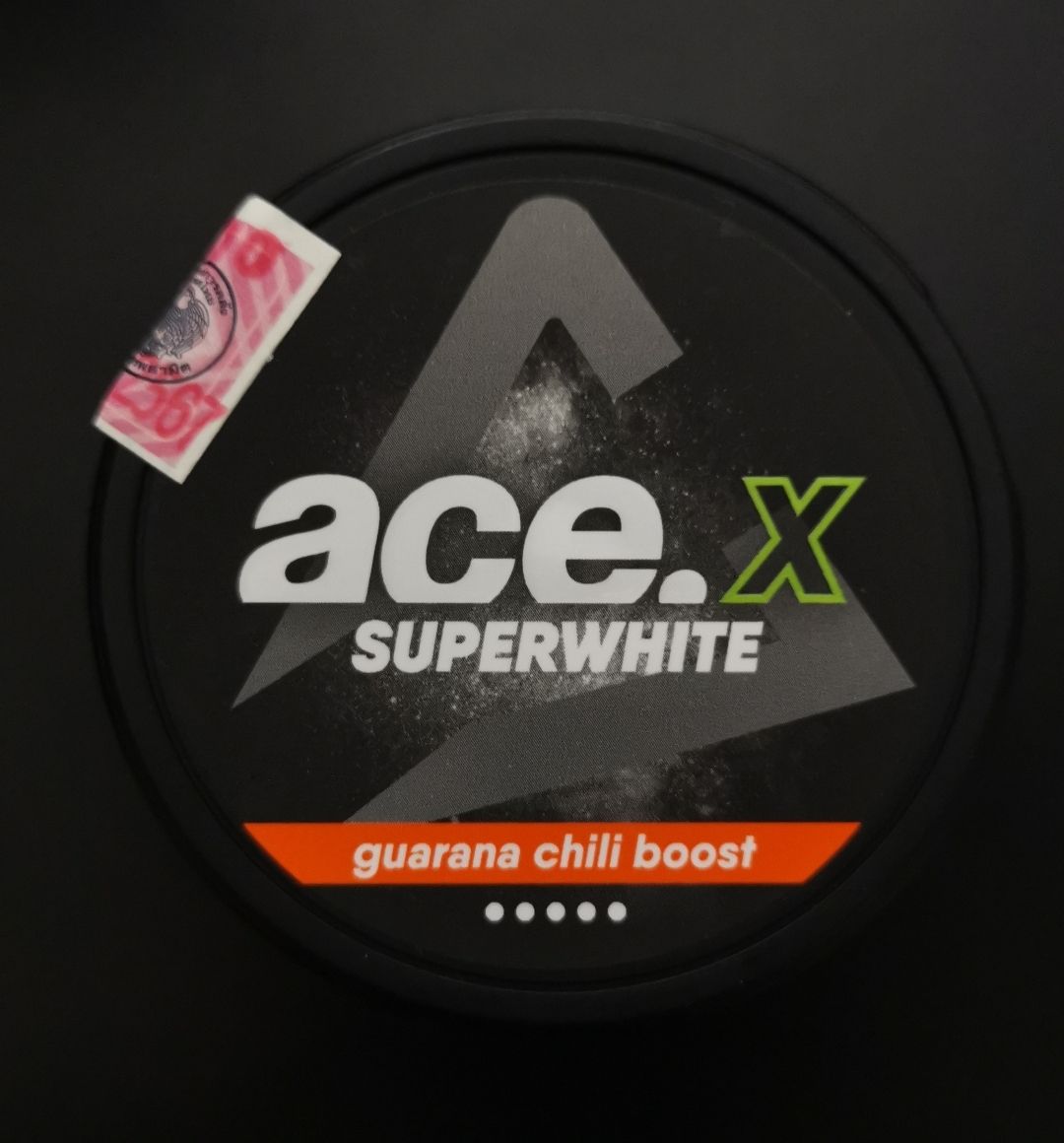 ACE X GUARANA CHILLI BOOST ( Nicotine 20mg/g. 20 Pouches. )