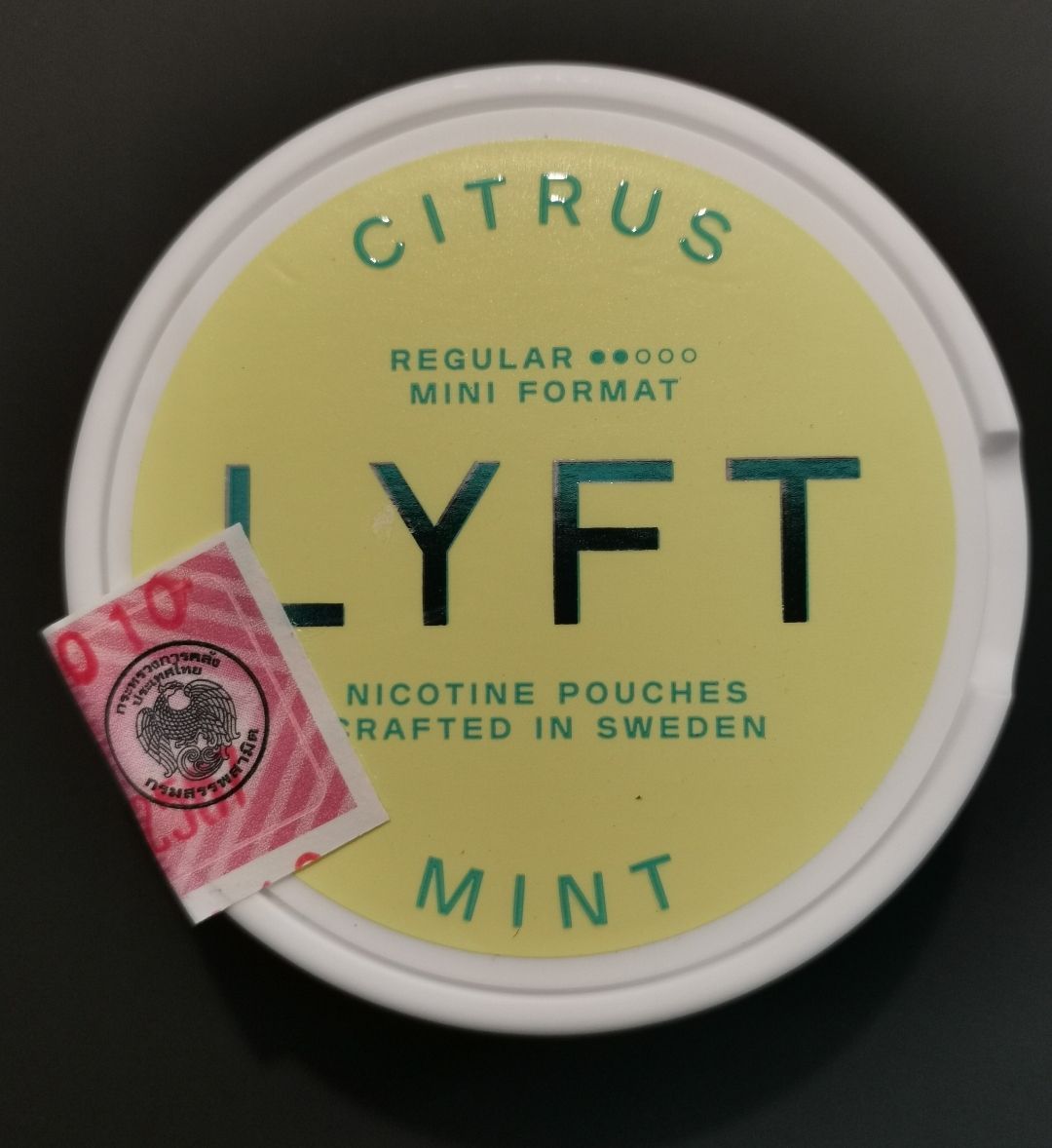 LYFT CITRUS MINT Mini  Nicotine 6mg/Pouch  20 Pouches/Box