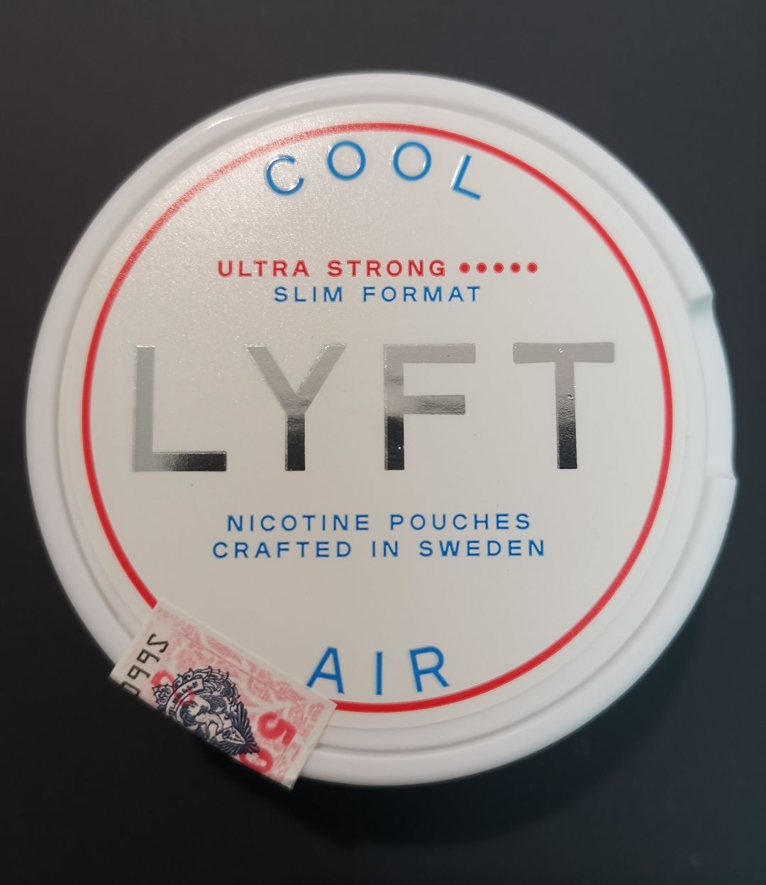 LYFT COOL AIR Ultra Strong Slim Nicotine  14 mg/Pouch  23 Pouches/Box