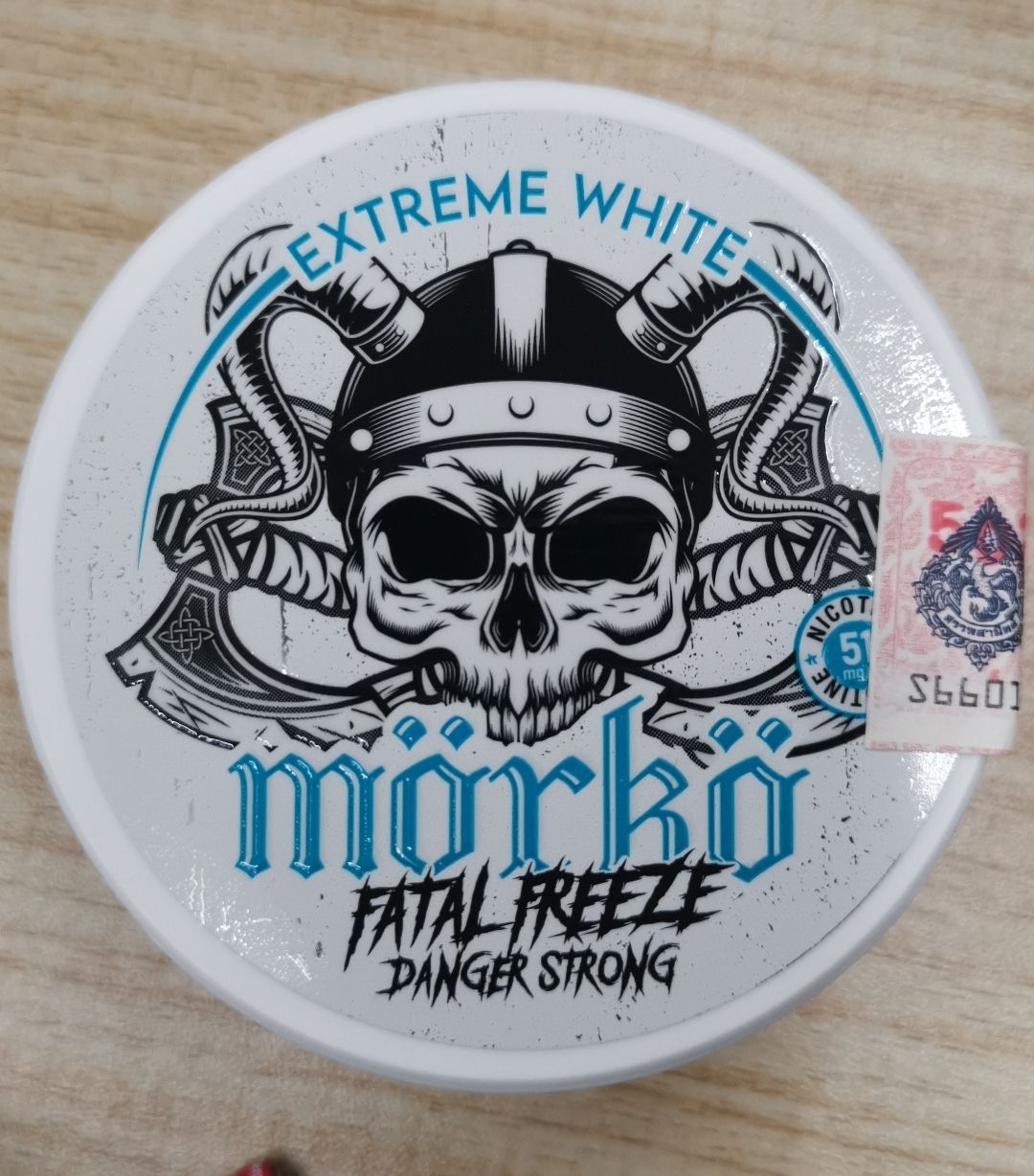 Mörkö Fatal Freeze Strong Danger ( HIGH! Nicotine: 51mg/g 20 Pouches )