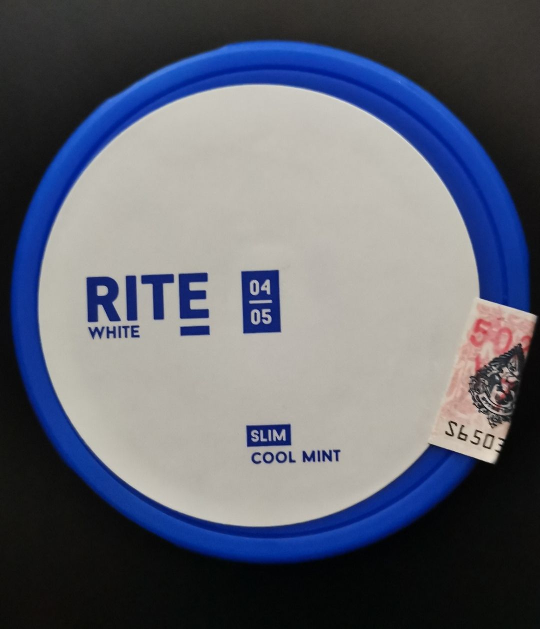 RITE COOL MINT SLIM ( Nicotine 28mg/g. 20 Pouches. )