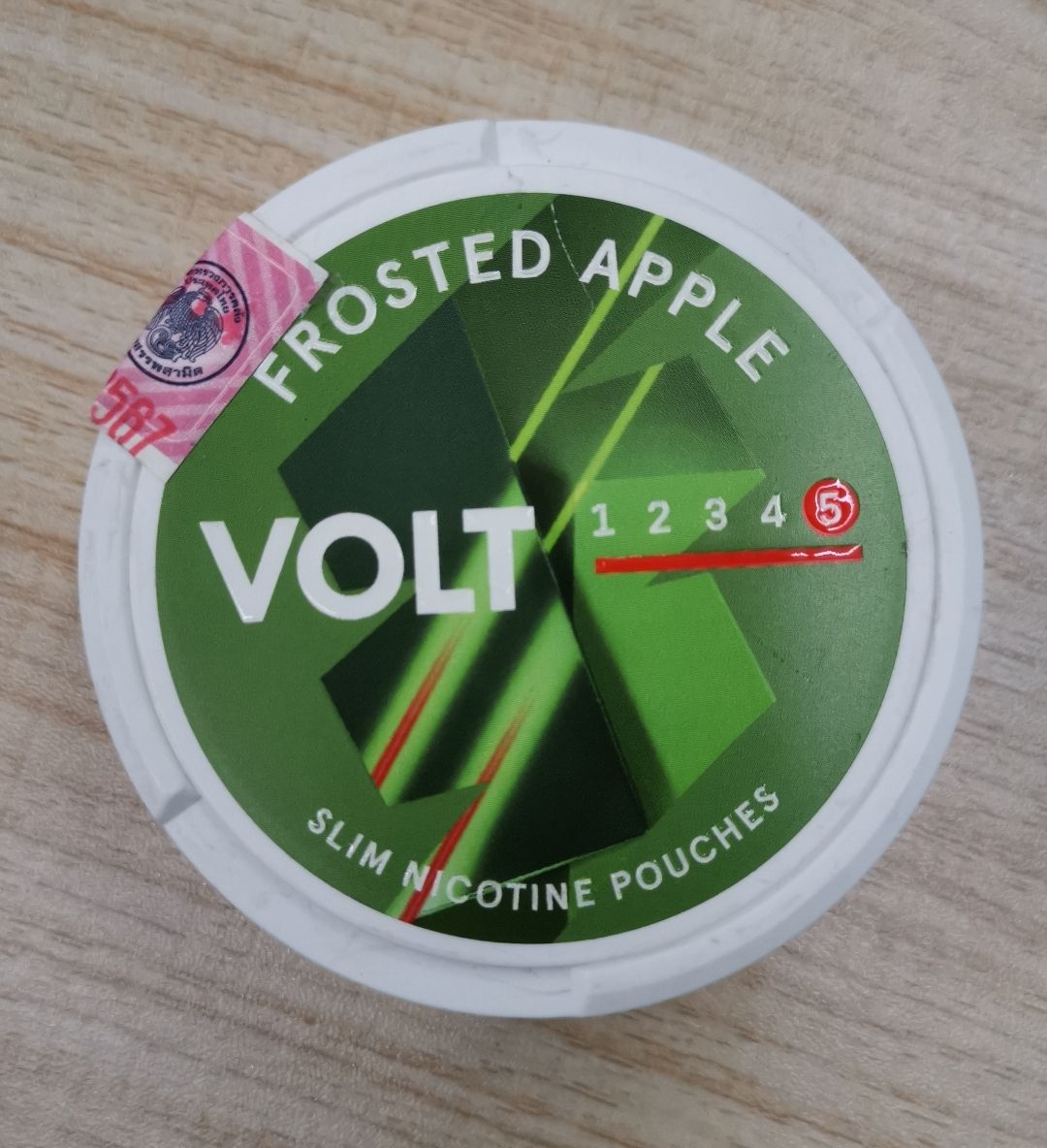 VOLT FROSTED APPLE ( Nicotine 23.1 mg/g. 21 Pouches. )