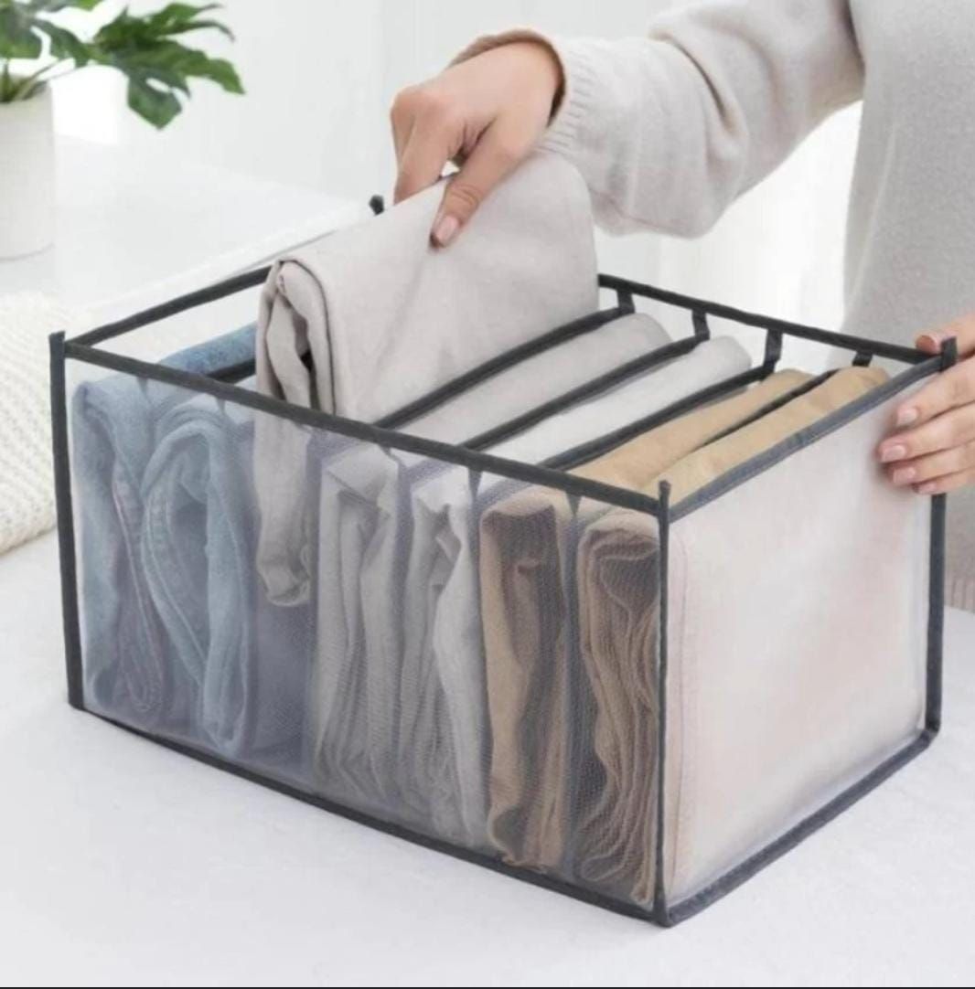 7 grid Jeans , Trouser and other garments organizer 