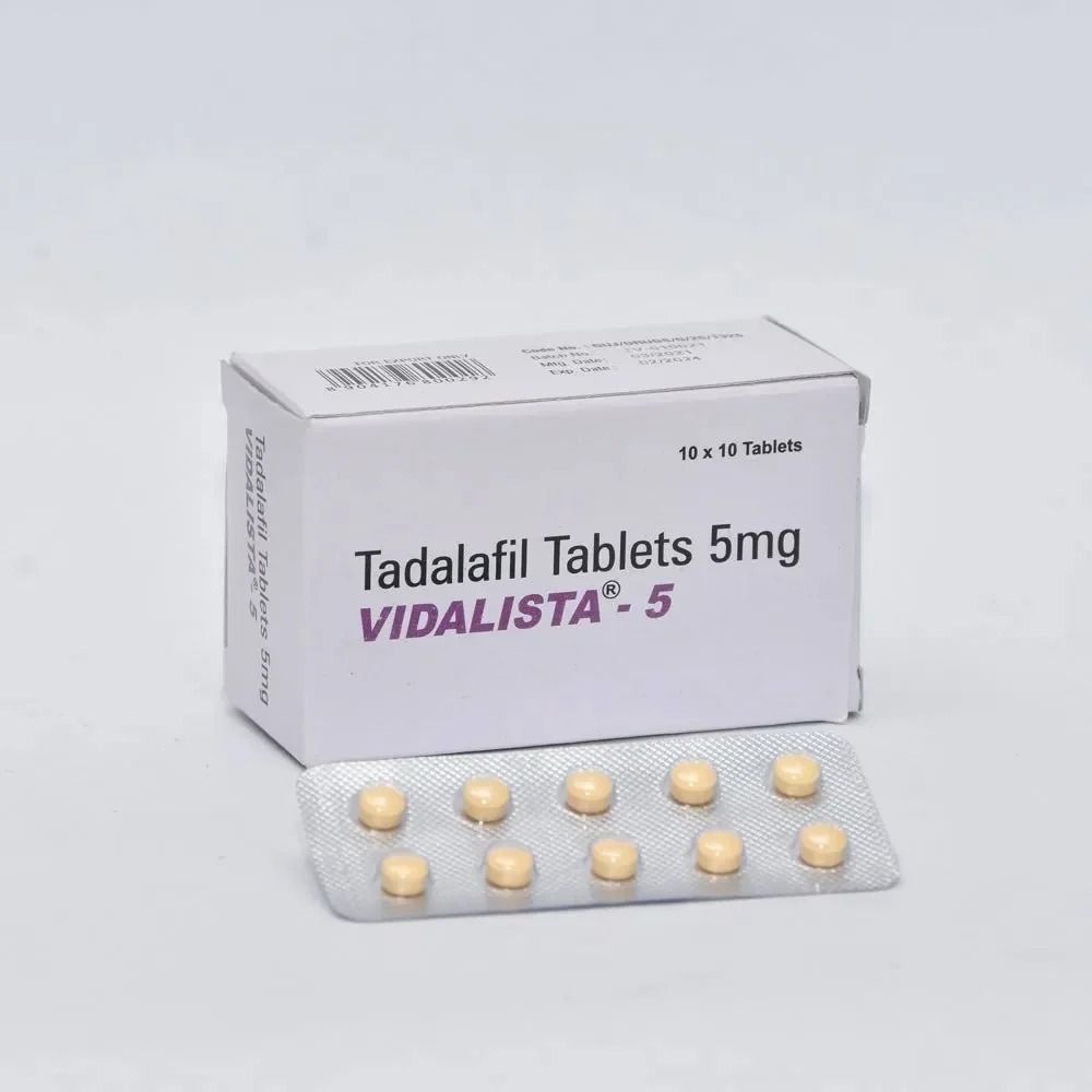 Vidalista 5mg Tablets-Tadalafil Tablets cialis